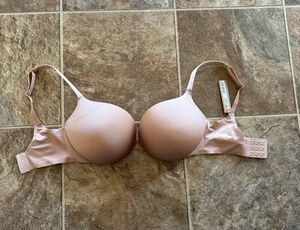 Skims Ultimate Push-up Plunge Bra Clay Size 32DDD